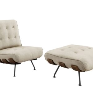 The Costela Armchair is an iconic design, with mid-century vibe. Sophisticated, luxurious and distinctive.