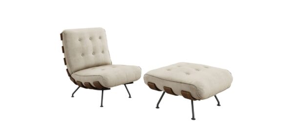 The Costela Armchair is an iconic design, with mid-century vibe. Sophisticated, luxurious and distinctive.