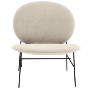 The Kelly E Armchair features chic and comfortable minimalism.