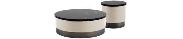 Elegant, strong and chic, Pastilles Coffee and Side Tables make a sophisticated statement.