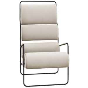 The Sancarlo Armchair is mid-century elegance, ergonomic and form-fitting.