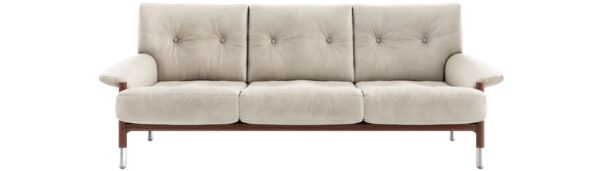 The Sella Sofa is intimate and yet very generous in it's comfortable sophistication.