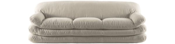 The Solar Sofa is sculptural and chic, and very comfortable for those midnight conversations.