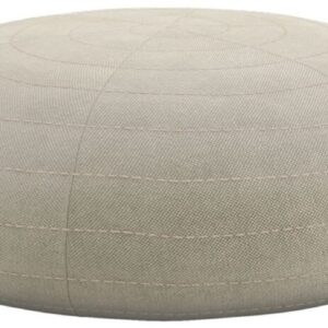 Spin Ottoman is a soft and chic addition to your floor space.