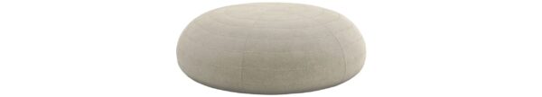 Spin Ottoman is a soft and chic addition to your floor space.